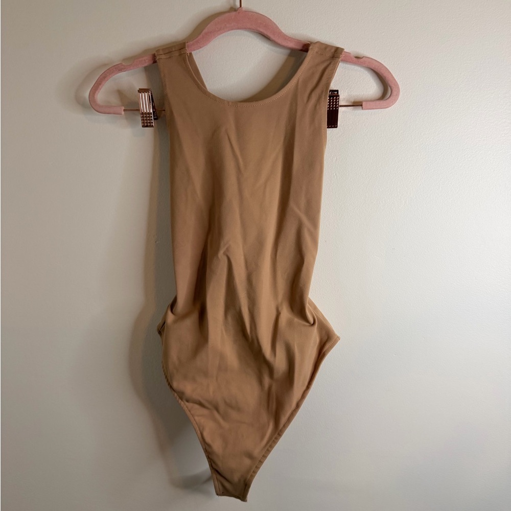 FP Movement by Free People Beige Bodysuit